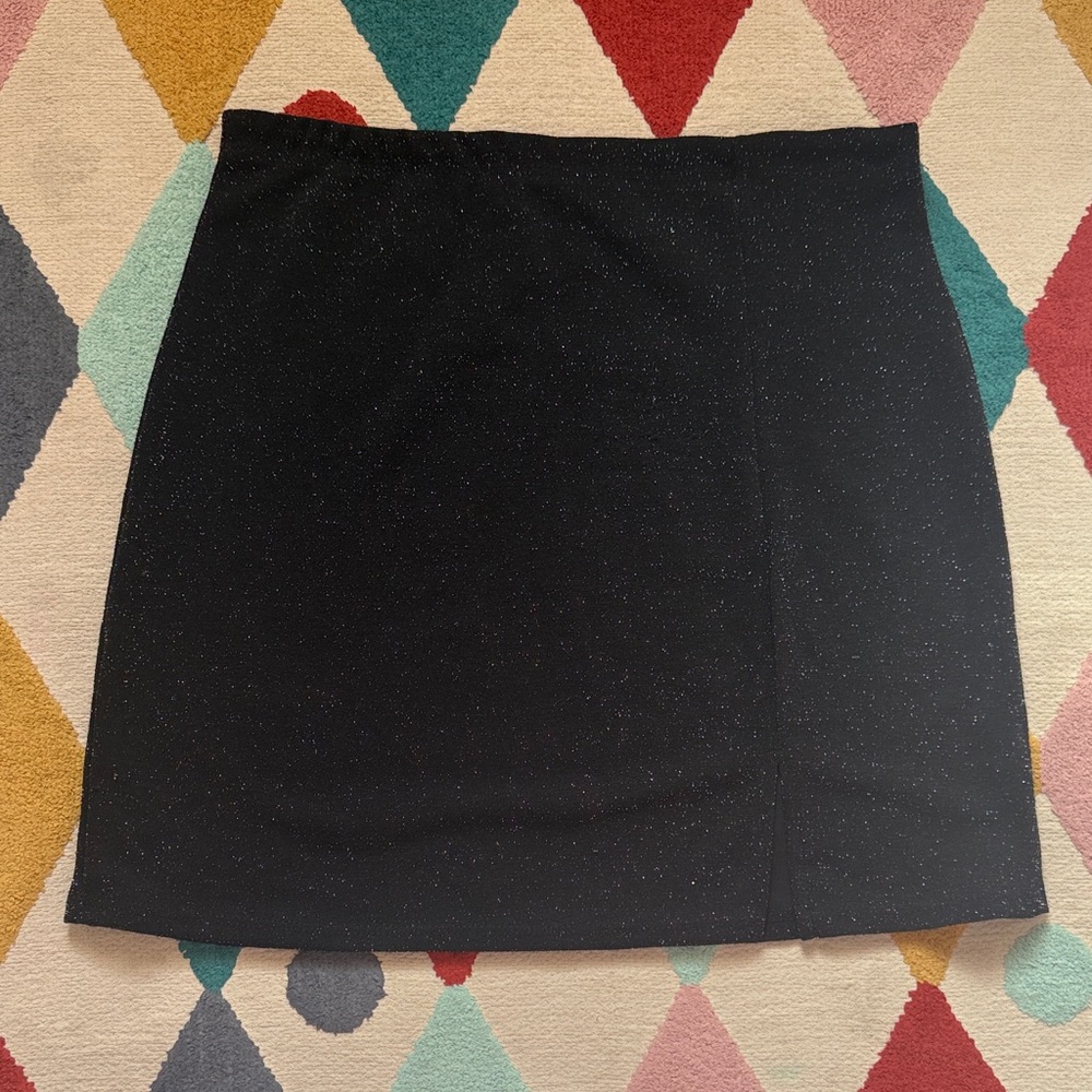 Express High Waisted Shine Mini Skirt - Size M